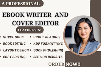 professionally edit and proofread your book, copy editing
