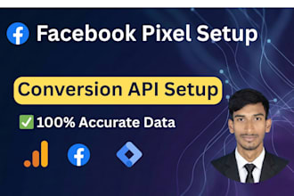 setup facebook pixel and conversion API, capi
