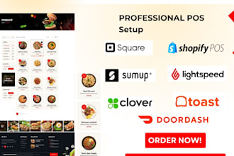 setup clover pos toast pos lightspeed sumup and integrate ubereats doordash