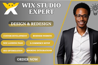 design wix studio website redesign wix website develop wix studio