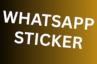 do static whatapp stickers