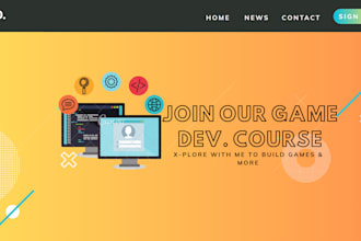 create a web page for your business, service, or game