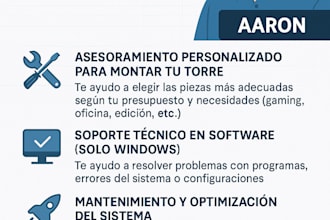 provide remote tech support and PC optimization for windows