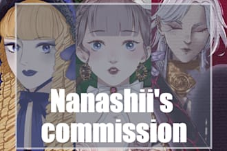 draw fanart and original character