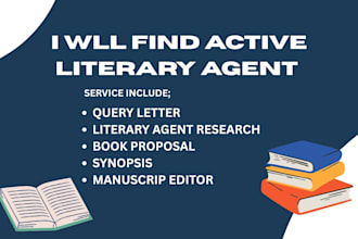 find a top notch literary agent for your children book, screenplay