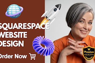 build squarespace website design or development squarespace website