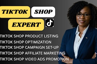 professionally setup and optimize tiktok shop, facebook shop and instagram shop