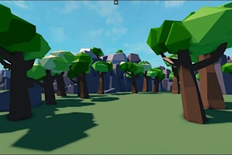 build roblox map, terrain map, tycoon map, city map and script for your game