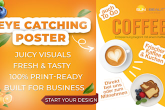 design eye catching promotional poster