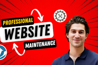 do website maintenance website update wordpress support website security bug fix