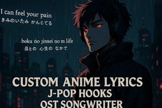 be your kawaii ost opening lyrics anime songwriter for jpop hooks opening songs