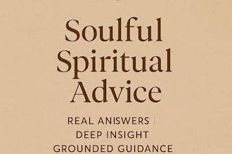offer written life coaching and spiritual guidance