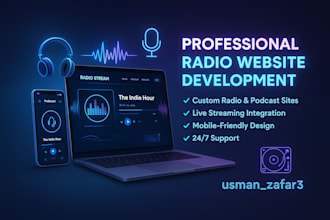 create radio station website with shoutcast, icecast integration in wordpress