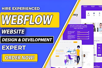 design a responsive, high converting webflow website with cms  figma to webflow