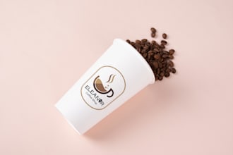 design a professional coffee logo and coffee shop branding