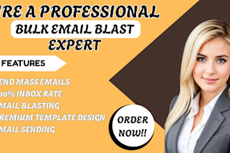 send 25k bulk email blast send cold emails with no spam inbox