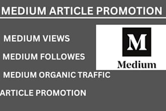 promote medium article and increase medium followers