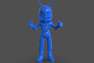 do 3d character, miniature statue, sci fi figure, figurine model for 3d printing