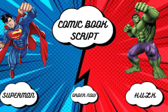 write professional scripts for your comic book, anime, webtoon, or manga