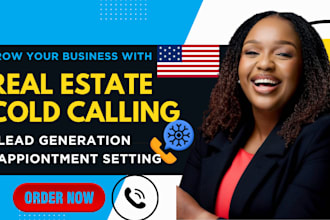do USA real estate cold calling generate leads  appointment setting