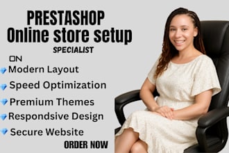 launch your prestashop store, list products, bug fix, and boost SEO