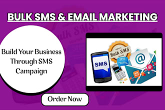 do sms marketing, bulk sms, and cold mailling for your business