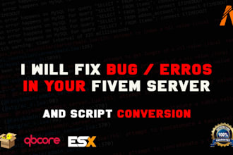 fix any bug in your qbcore or qbox fivem server