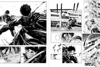draw custom anime manga comic book illustration manga artist nsfw manga mangaka