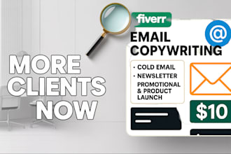 write cold emails, newsletters, and product launch email