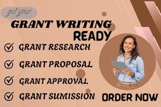 craft your grant proposal, research grant, do grant application, grant writing