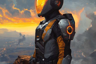 draw sci fi illustration and sci fi art