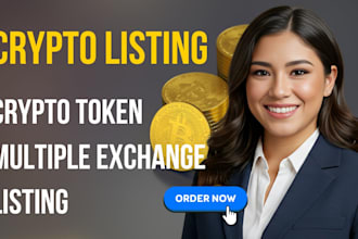 setup crypto token on multiple exchanges dexs token listing, crypto listing