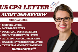 do US attestation letter, income verification letter, business ownership letter