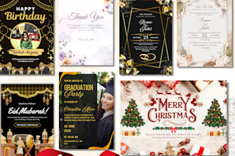 create stunning wedding invitations, birthday cards, greeting cards etc