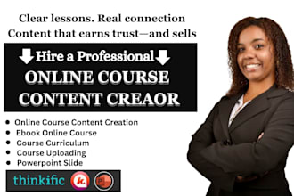 develop ebook online course content curriculum interactive lesson plan