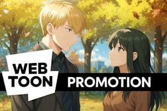 review and grow your webtoon, webcomic promotion, comic, tapas, manga, voyceme