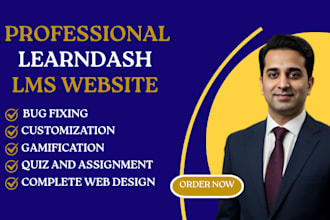 build wordpress lms website with learndash, tutor lms pro, masterstudy buddyboss
