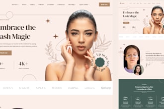 lash extension shopify store lash extension website beauty hair website