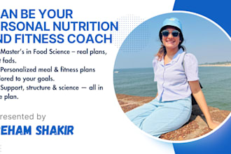 be your online nutritionist and fitness guide