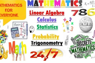 assist you in mathematics statistics probability calculus