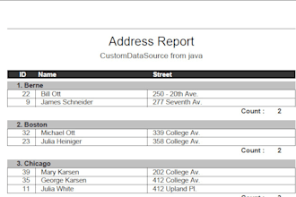 create dynamic jasper reports using jasper studio I have created 100 reports