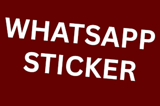 do static whatsapp sticker