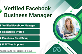 fix or provide facebook business manager with immortal bm within 1 hour