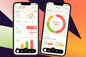 develop ai calories tracking app, super gym app, ai meditation app, goals app