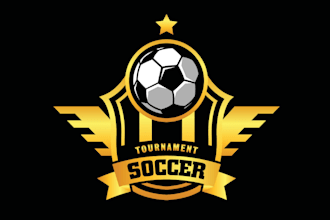 make a bold and creative football logo that stands out