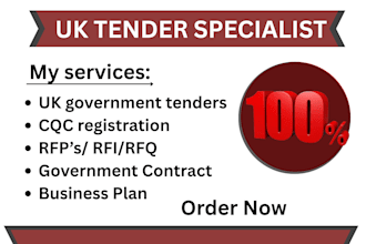 win UK tender, healthcare tender, response to rfp, rfi, rfq, cqc registration