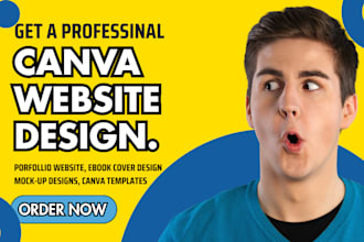 canva website design canva ebook design, canva template convert canva to wix