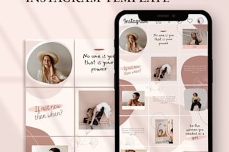 design aesthetic instagram puzzle feed post and stories for your profile