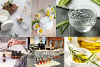 develop natural and organic cosmetic formulations for you