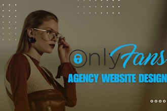 do onlyfans agency website design, landing page design, onlyfans promotion